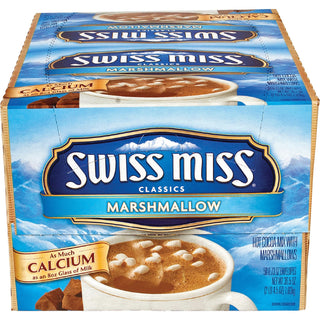 Swiss Miss® Hot Cocoa Mix, 0.73 oz. Packets, 50/BX, Marshmallow (SWM47492)
