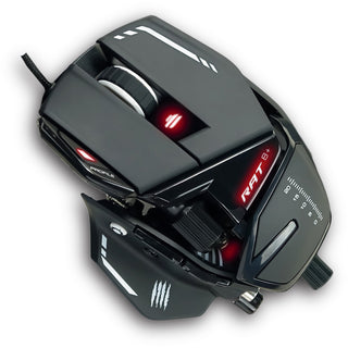 Mad Catz THE AUTHENTIC RAT 8+ GAMING MOU RE-ORDER # MR05DCAMBL00 (MDCMR05DCAMBL00)