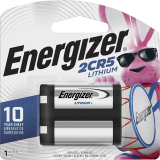 Energizer® 2CR5 Lithium Photo Battery, 6V (EVEEL2CR5BP)
