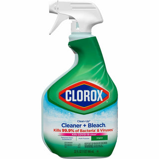 Clorox® All Purpose Cleaner with Bleach, Spray, 32 fl oz (1 quart), Original Scent, 9/Carton (CLO31221CT)