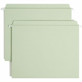 Smead™ Hanging Folders,W/2-Ply Tabs,Straight Tab,Ltr,20/Bx,Moss (SMD64101)