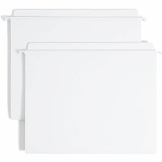 Smead™ Hanging Folders,W/2-Ply Tabs,Straight Tab,Ltr,20/Bx,White (SMD64102)