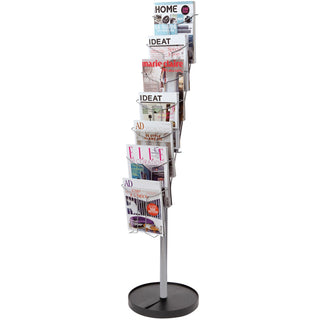 Alba™ Display Rack - 400 x Sheet, 7 x Document - 7 Compartment(s) - 59.1", - Metal (ABADDFIL7S)