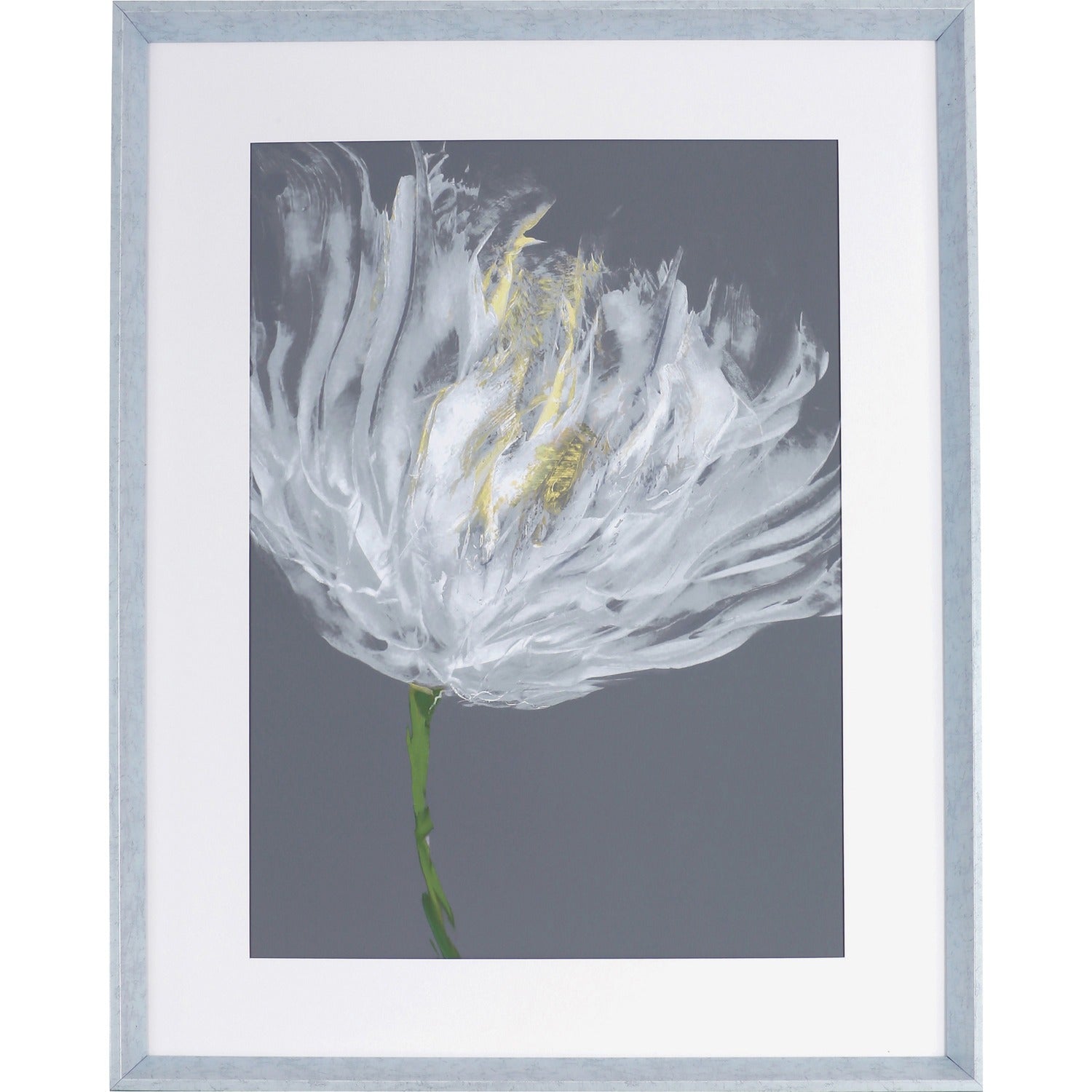 Lorell White Flower I Framed Abstract Art - 27.50
