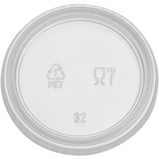Dixie® Portion Cup Lids by GP Pro, PETE Plastic, 2400/Carton, Clear (DXEPL40CLEAR)