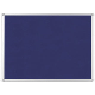 MasterVision™ Bulletin Board, Blue Fabric, 36"Wx48"Lx1/2"H, Blue (BVCFA05439214)