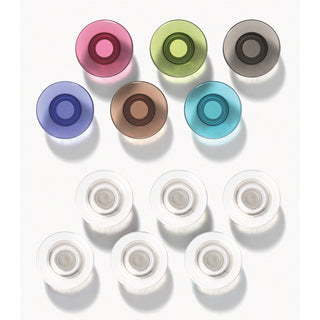 Quartet® Magnet, Rare Earth, 1/2" Diameter, 12/Pk, Assorted (QRT85393)