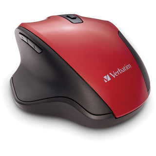 Verbatim® SILENT ERGONOMIC WL BLUE LED MOUSE RED (VER70243)