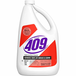 Formula 409® Multi-Surface Cleaner, Refill Bottle, Liquid, 64 fl oz (2 quart), Fresh Clean Scent, 6/Carton, White (CLO00636CT)