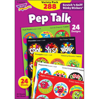 TREND® Stickers, Scratch N Sniff, 4-1/8"Wx5-7/8"H, 288/Pk, Multi (TEP83920)