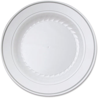 Masterpiece Masterpiece Round Plate, 10.25" Diameter Plate, Plastic, Disposable, White, 120 Piece(s)/Carton (WNARSMP101210CT)