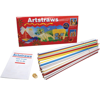 Creativity Street® Artstraw, 3/20"Wx3/20"Lx16"H, 300/Bx, Assorted (PACAC9017)