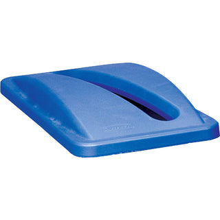 Rubbermaid® Commercial 23-gallon Slim Jim Container Lid, Resin, 4/Carton, Blue (RCP270388BECT)