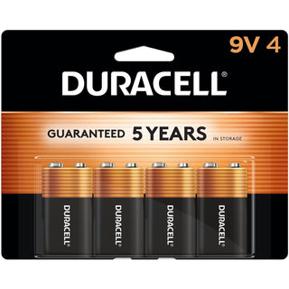 Duracell® CopperTop Battery, For Toy, Radio, Flashlight, Remote Control, Clock, 9V, Alkaline, 48/Carton (DURMN16RT4ZCT)