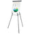 Universal® 3-Leg Telescoping Easel with Pad Retainer, Adjusts 34" to 64", Aluminum, Black (UNV43150)