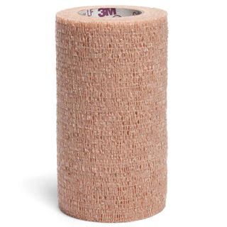 3M™ Coban™ LF Cohesive Bandage 4 Inch X 5 Yard Self-Adherent Closure Tan NonSterile Standard Compression (382060_EA)