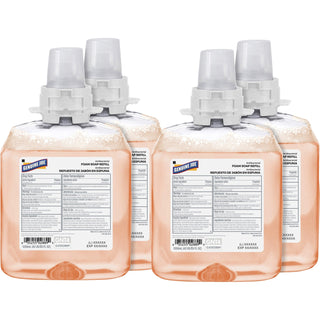 Genuine Joe Antibacterial Foam Soap Refill - Orange Blossom Scent - 42.3 fl oz (1250 mL) - Bacteria Remover - Orange - 4 / Carton (GJO02889CT)