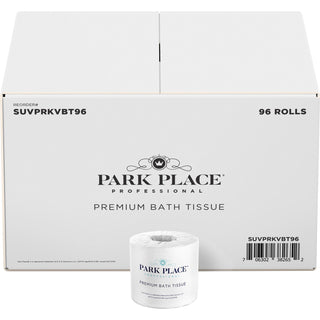 Park Place Park Place Premium 2-ply Bath Tissue Rolls, Embossed, 420 Sheets/Roll, 96 rolls / Carton (SUVPRKVBT96)