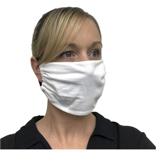 IFB Solutions Elastic Ear Loops Face Mask, White - 50 / Pack (NCW23110009)