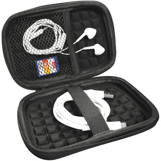 Maxell® Mobile Storage Case, Small, 1-1/2"Wx4-1/2"Lx6-3/4"H, Black (MAX195515)