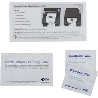 Read Right® POS Thermal Printer Cleaning Kit, Single-Use, 3" , Assorted (REARR15107)