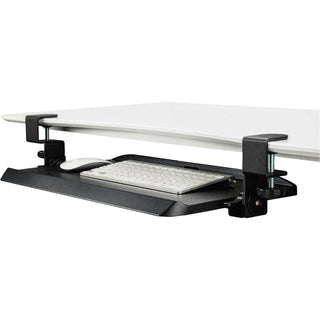 Kantek Keyboard Tray, Clamp, 20-1/4"Wx11-3/4"L, Black (KTKKT165)