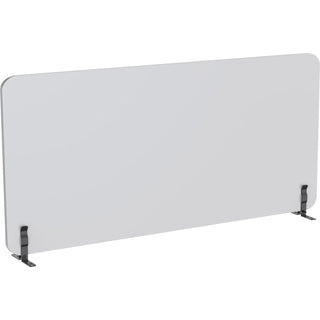 Lorell Acoustic Desktop Privacy Panel, 59" x 23.6" Height, Polyester Fiber, Light Gray (LLR25962)