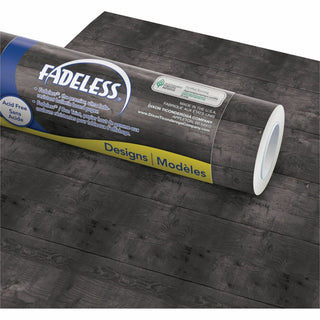 Fadeless Paper Roll, Black Shiplap, Fadeless, 48"x50" , BK (PACP56915)