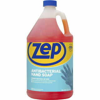 Zep Antimicrobial Hand Soap, Fresh Clean Scent, 1 gal (3.8 L) (ZPER46124)