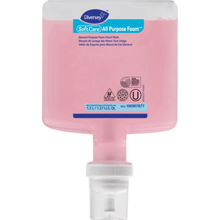 Diversey™ IntelliCare Refill Foam Body Wash - Lemon Tea Splash, Citrus Scent - 44 fl oz (1300 mL) - 2 / Carton (DVO100907877CT)