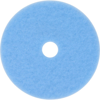 3M™ Hi-Performance Burnish Pad 3050, 20" Diameter, Sky Blue, 5/Carton (MCO59825)