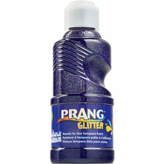 Prang® Ready-to-Use Glitter Paint, 8 fl oz, Glitter Purple (DIXX11776)