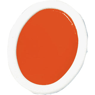 Prang® Watercolor Refills,Oval-Pan,Semi-Moist,12/Dz,Red Orange (DIXX810)