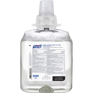 Purell® CS4 PCMX Antimicrobial Foam Handwash, Floral Scent, 42.3 fl oz (1250 mL), Bacteria Remover, Kill Germs, Hand, Triclosan-free, Dye-free, 4/Carton (GOJ517804)