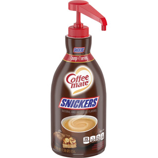Coffee mate® Snickers Creamer Concentrate, Snicker Flavor, 50.72 fl oz (1.50 L), 1EachBottle (NES97955)