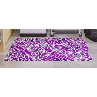 deflecto® FashionMat Chair Mat, Rectangular, 35 x 40, Rain (DEFCM3540PR)