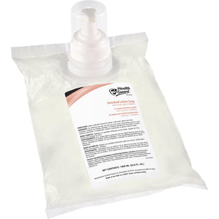 Health Guard EZ Foam Refill Enriched Lotion Soap - Floral Scent - 33.8 fl oz (1000 mL) - Soil Remover - Multipurpose, Hand - White - Textured - 6 / Carton (KUT8141)