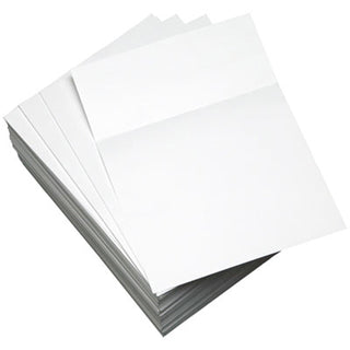 Lettermark™ Custom Cut-Sheet Copy Paper, 92 Bright, Micro-Perforated 3.5" from Bottom, 24 lb Bond Weight, 8.5 x 11, White, 500/Ream (DMR8833RM)