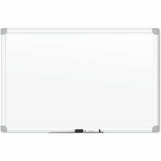 U Brands White Aluminum Framed Magnetic Porcelain Steel Board, 72" X 47" (UBR4901U0001)