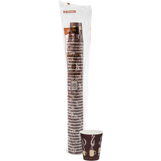SOLO® ThermoGuard Insulated Paper Hot Cups - 8 fl oz - 40 / Bag - Multi - Paper, Polyethylene - Hot Drink, Beverage (SCCDWTG8ST)
