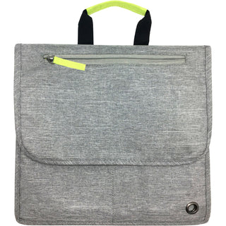 So-Mine® Carrying Case Travel Essential - Ash Gray, Lime - 18", x 11.8" x 0.8" Depth - 1 Pack (OSMSM421)