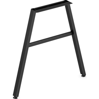 HON® Leg, Angled, f/30"D Mod Worksurfaces, 30"W, Black (HONLPLLEG30ABLK)