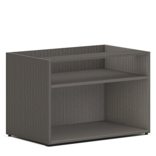 HON® Storage Credenza, Open, Low, 30"x20"x21" , Slate Teak (HONLCL3020SLS1)