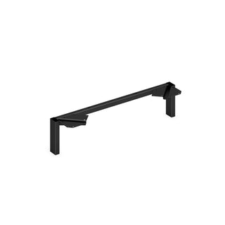 HON® Support Legs, f/Mod Credenza, 30"Dx7"H, 2/ST, Black (HONLPLSL30BLK)