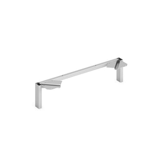 HON® Support Legs, f/Mod Credenza, 30"Dx7"H, 2/ST, Silver (HONLPLSL30SVR)