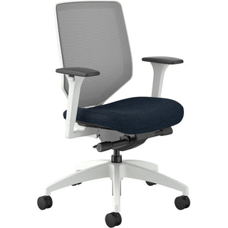 HON® Task Chair,Mesh Back,29-1/2"x29-1/2"x42-1/2" ,Fog/Midnite/WE (HONSVTM2FCP90DW)