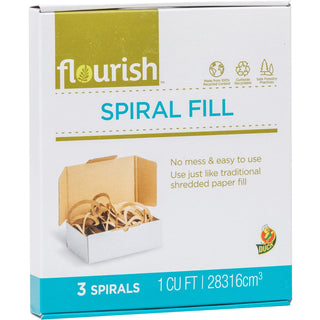 Duck® Flourish Spiral Cushion Fill - Mess-free, Easy to Use - Brown (DUC287430)