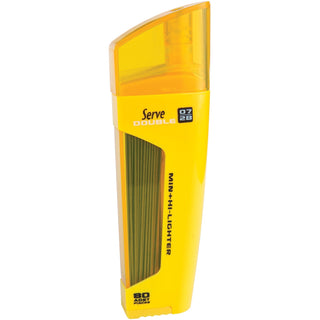 Serve® Serve Deep Pencil + Leads & Highlighter - 0.7 mm Lead Size - Yellow Ink - Black Lead - 1 Each (SRVFMS0710)