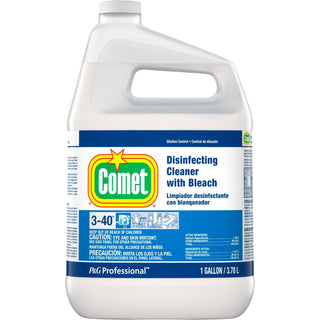 Comet® Disinfecting Cleaner With Bleach - Concentrate Liquid - 128 fl oz (4 quart) - 3 / Carton - Clear (PPL30250) (PPL30250)