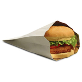 Bagcraft Foil Insulator Sandwich Bags - 5.50" x 2" Depth - White - 1000/Carton (EGS008353)
